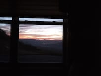 Didn't even need to go outside to enjoy the sunrise!