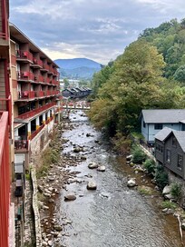 View of mountain & river