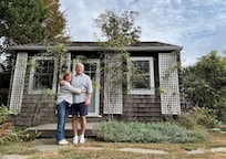 Front of the cottage