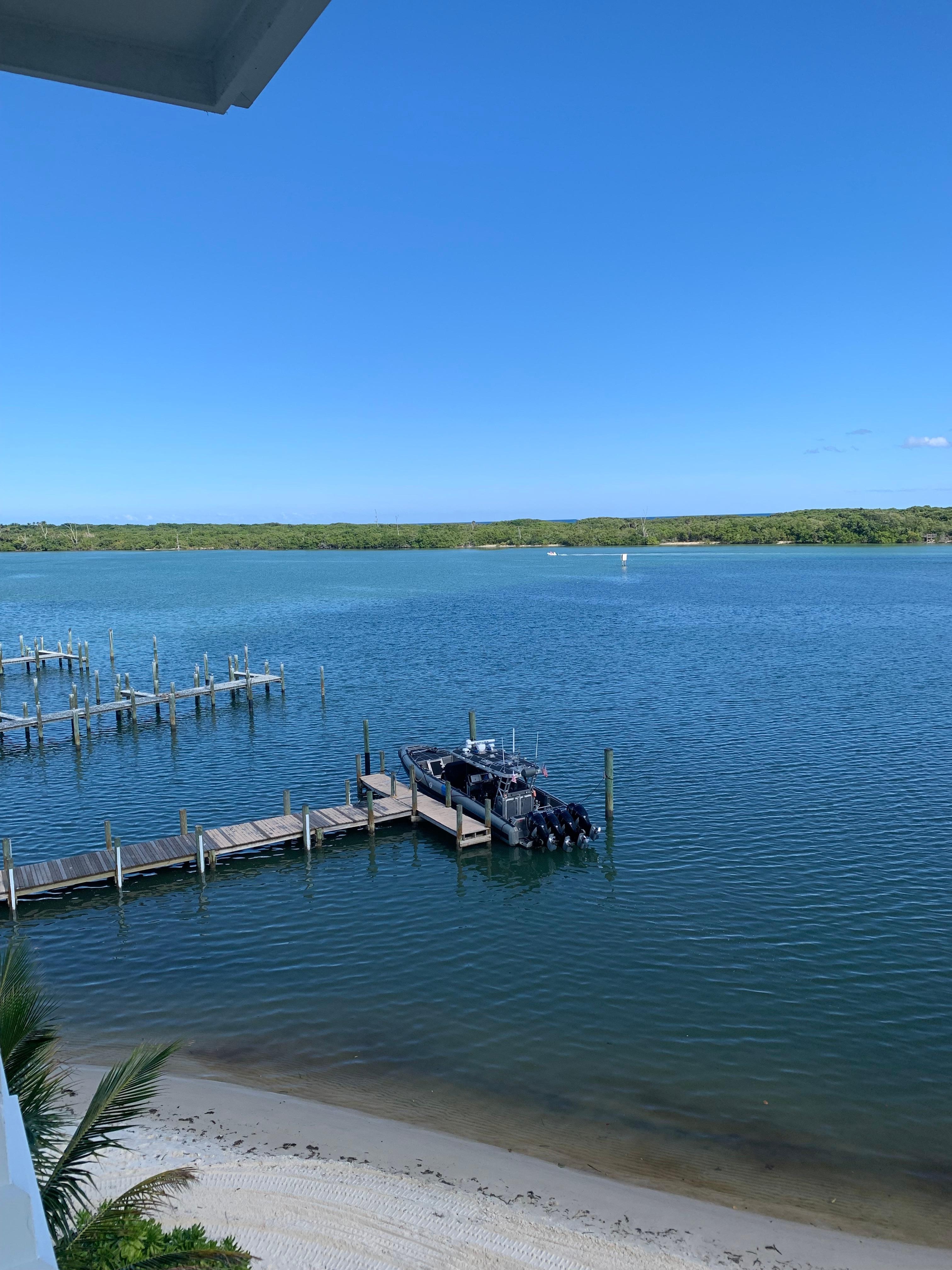Marina view from our balcony on the 4th floor.