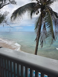 From 2nd floor balcony