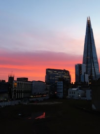 View at sunrise from the bedroom