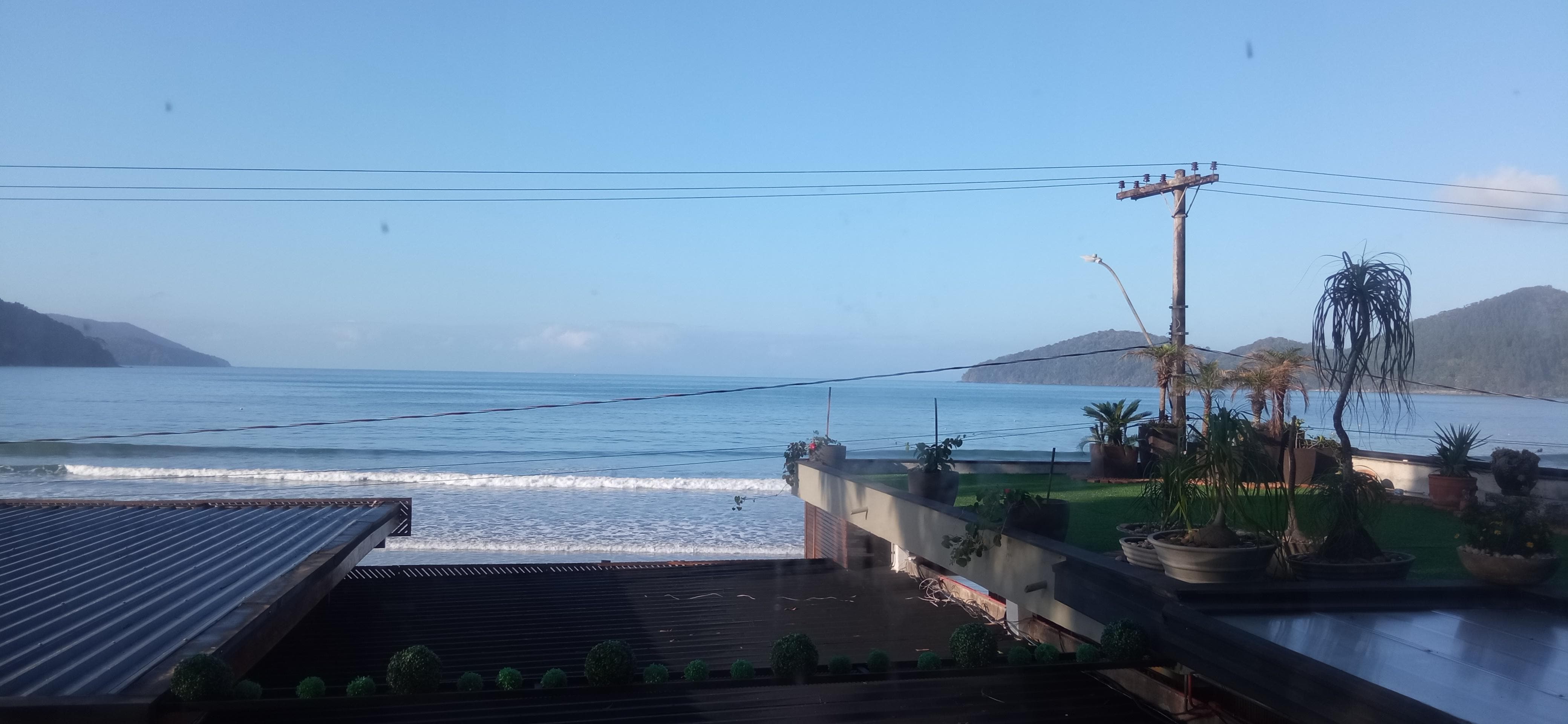 Vista do 1 andar do quanto com vista .