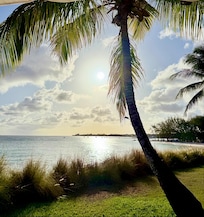View from the cabana waiting for sunset