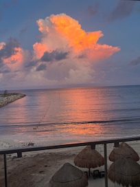 From my oceanfront room balcony