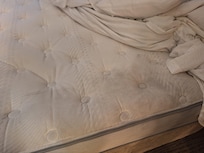 Mattress dirty.