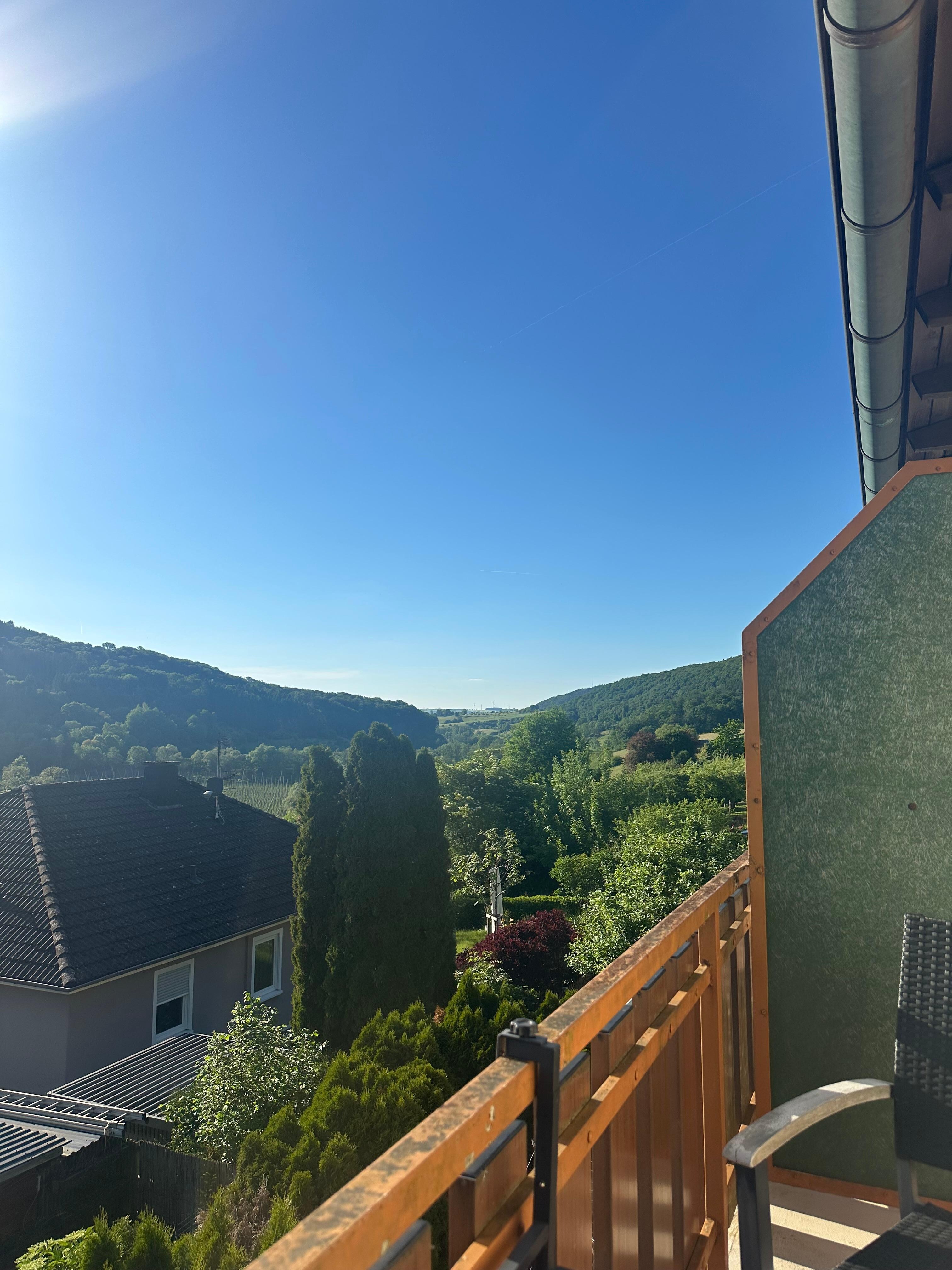 View from my room balcony