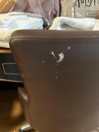 dirty chair