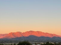 Alpenglow on the Santa Catalinas