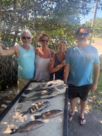 Hook'd Up Charters with Captain Jeff. Fantastic ride from start to finish. This was a great experience with a well informed captain.