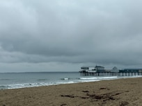 The pier wasn’t far away.