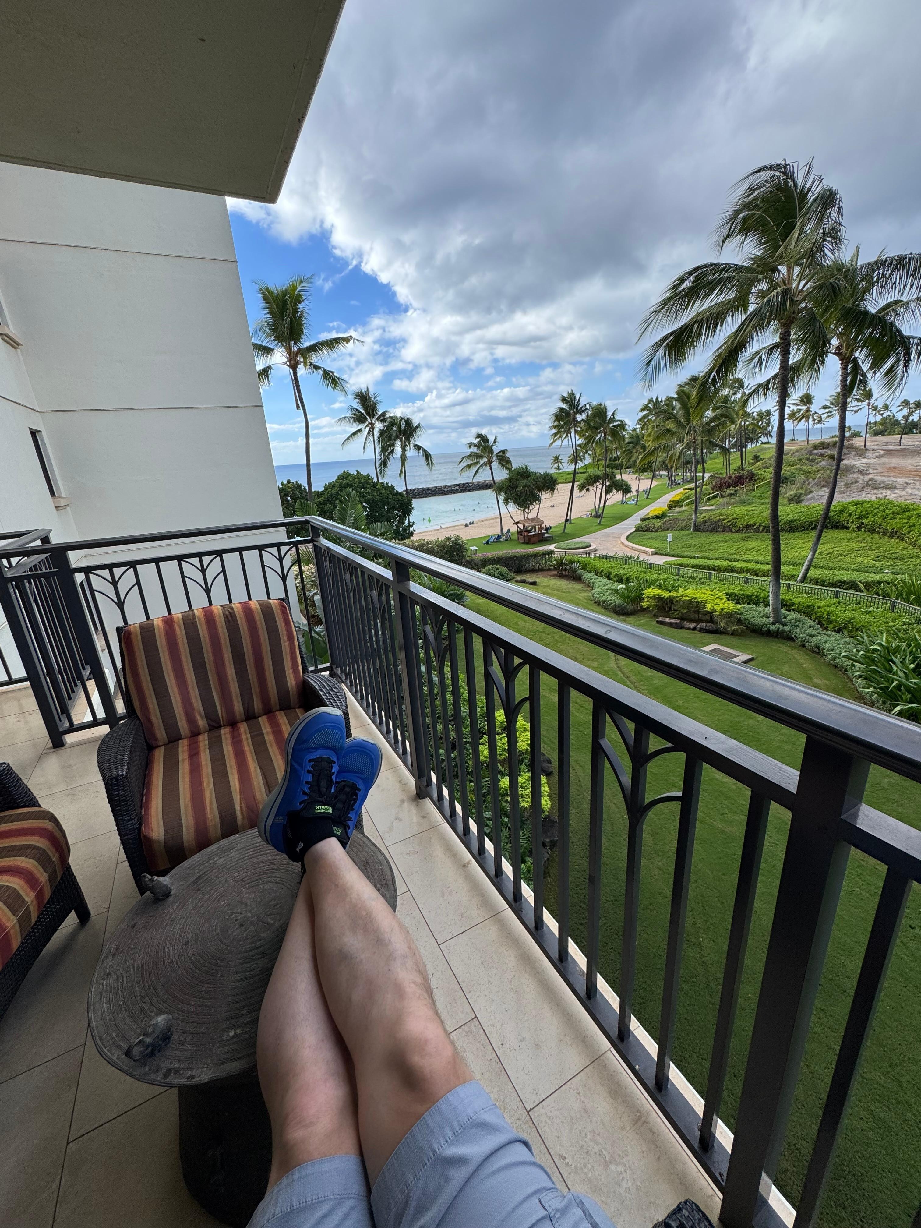 View from the patio.