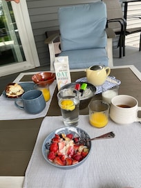 Breakfast on the terrace