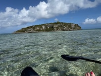 Island we kayaked to and then snorkeled around