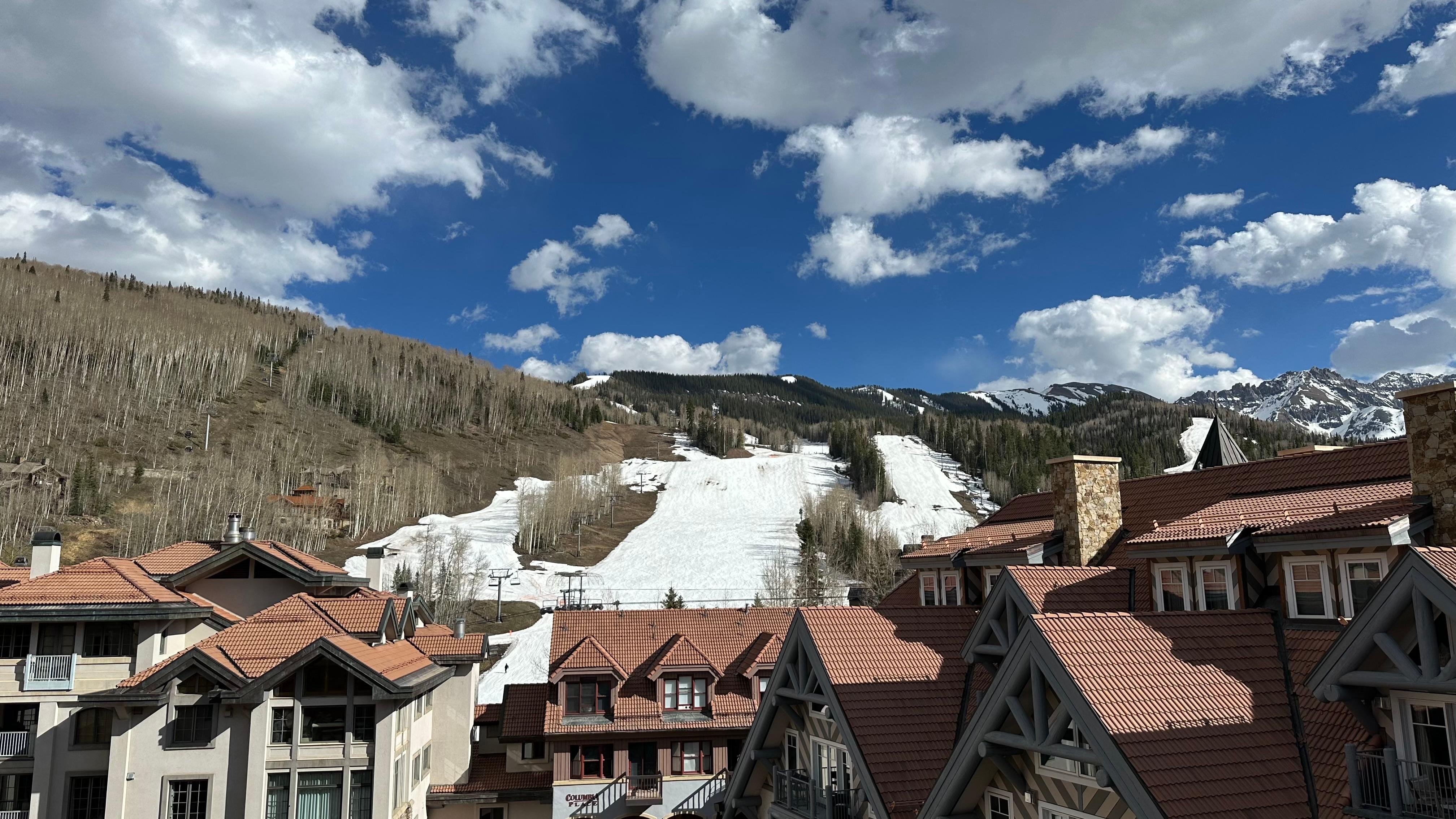 Toward the ski slope