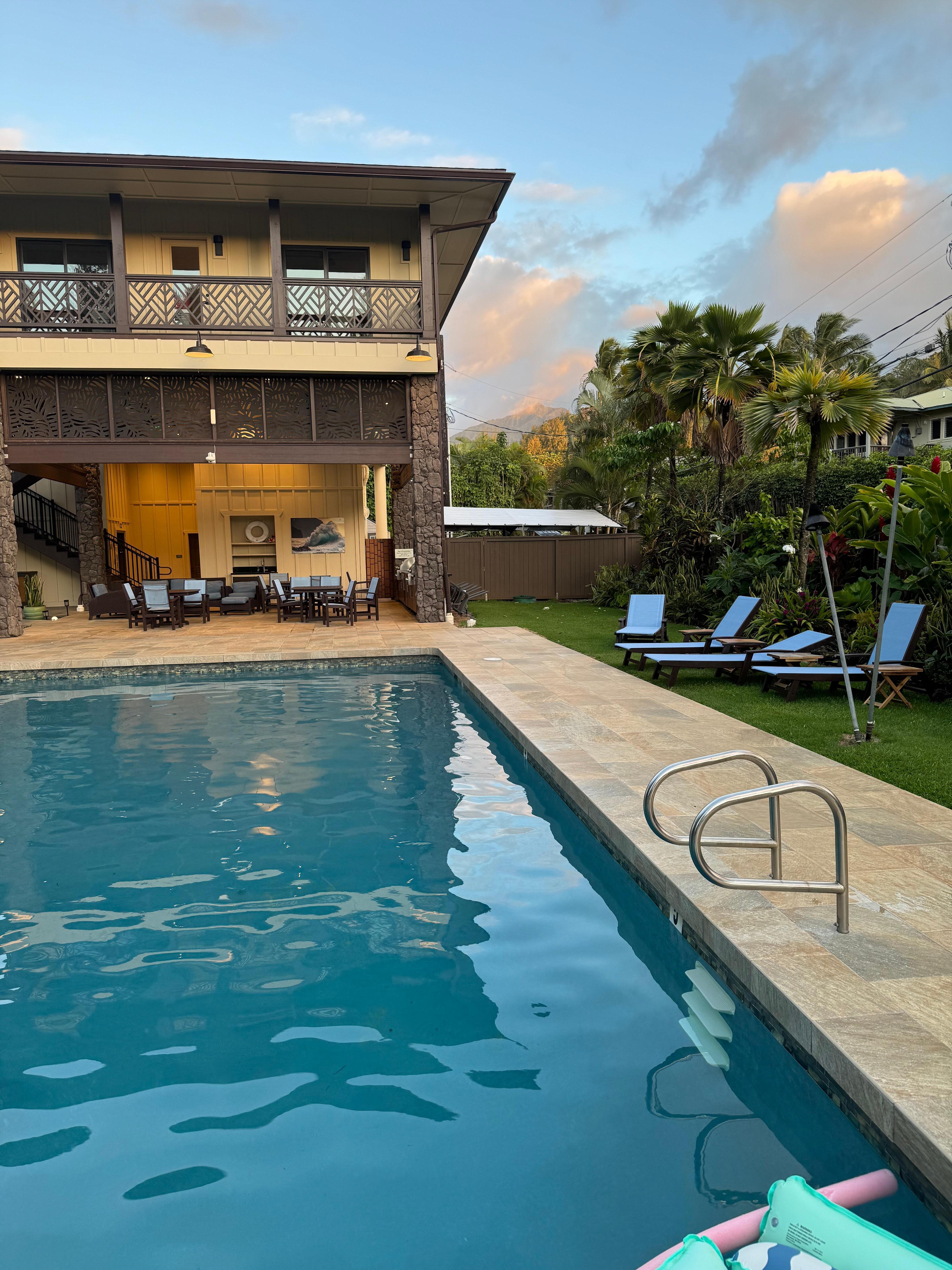 Pool area