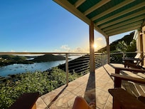 This view from the (shaded) deck never got old! We started every day out here!