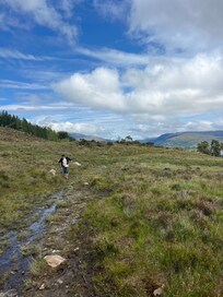 View on the Lochcarron Coffin Road