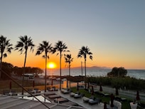 Sunset spectacle from the hotel