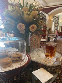 Afternoon cookies and sherry!