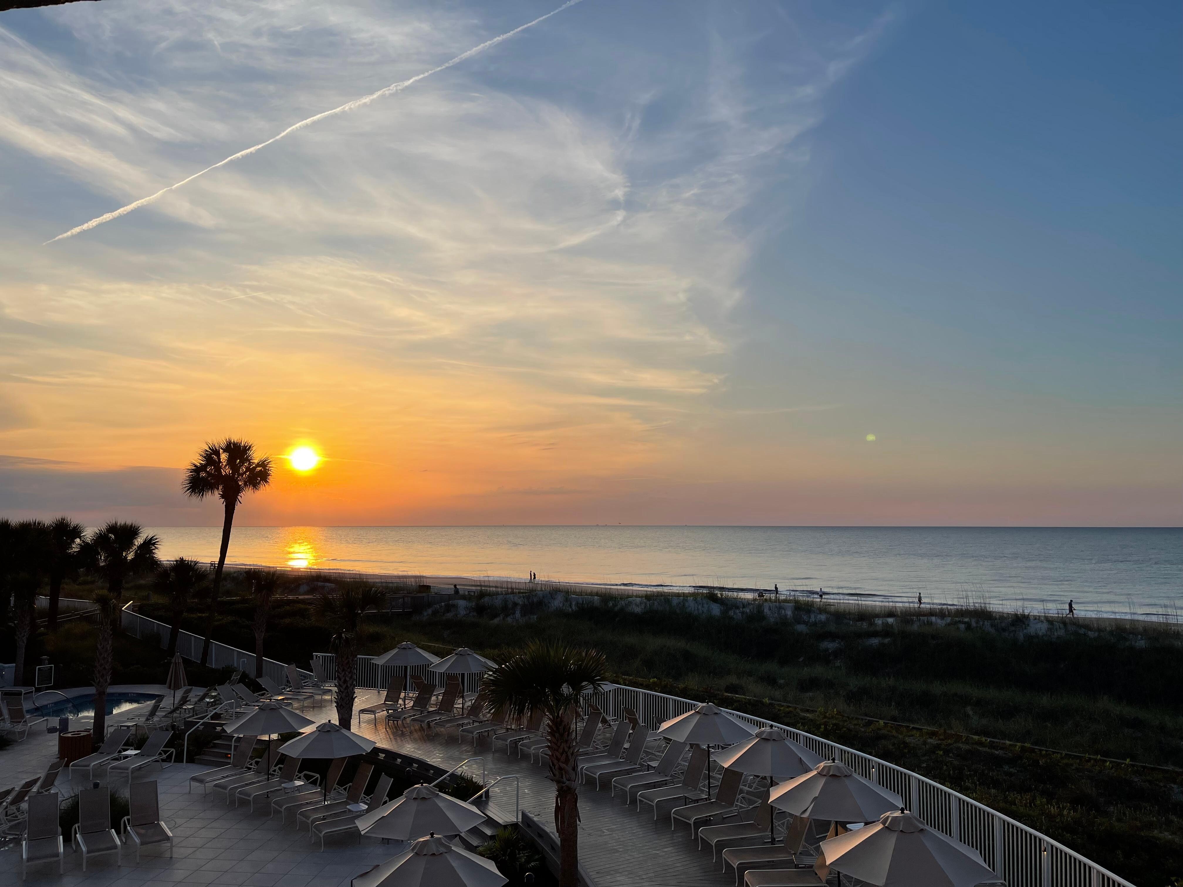 Sunrise from LR balcony 