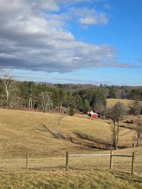 Our view from the back porch. It was nice and quiet.