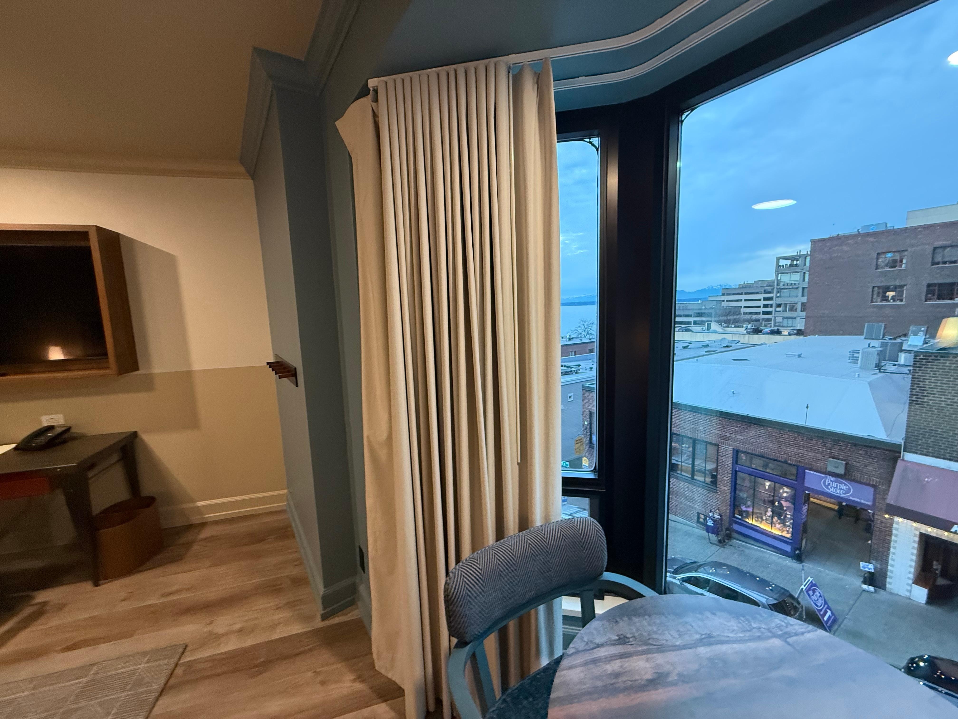 Here’s my sliver of a view. In my opinion, not a partial water view. 