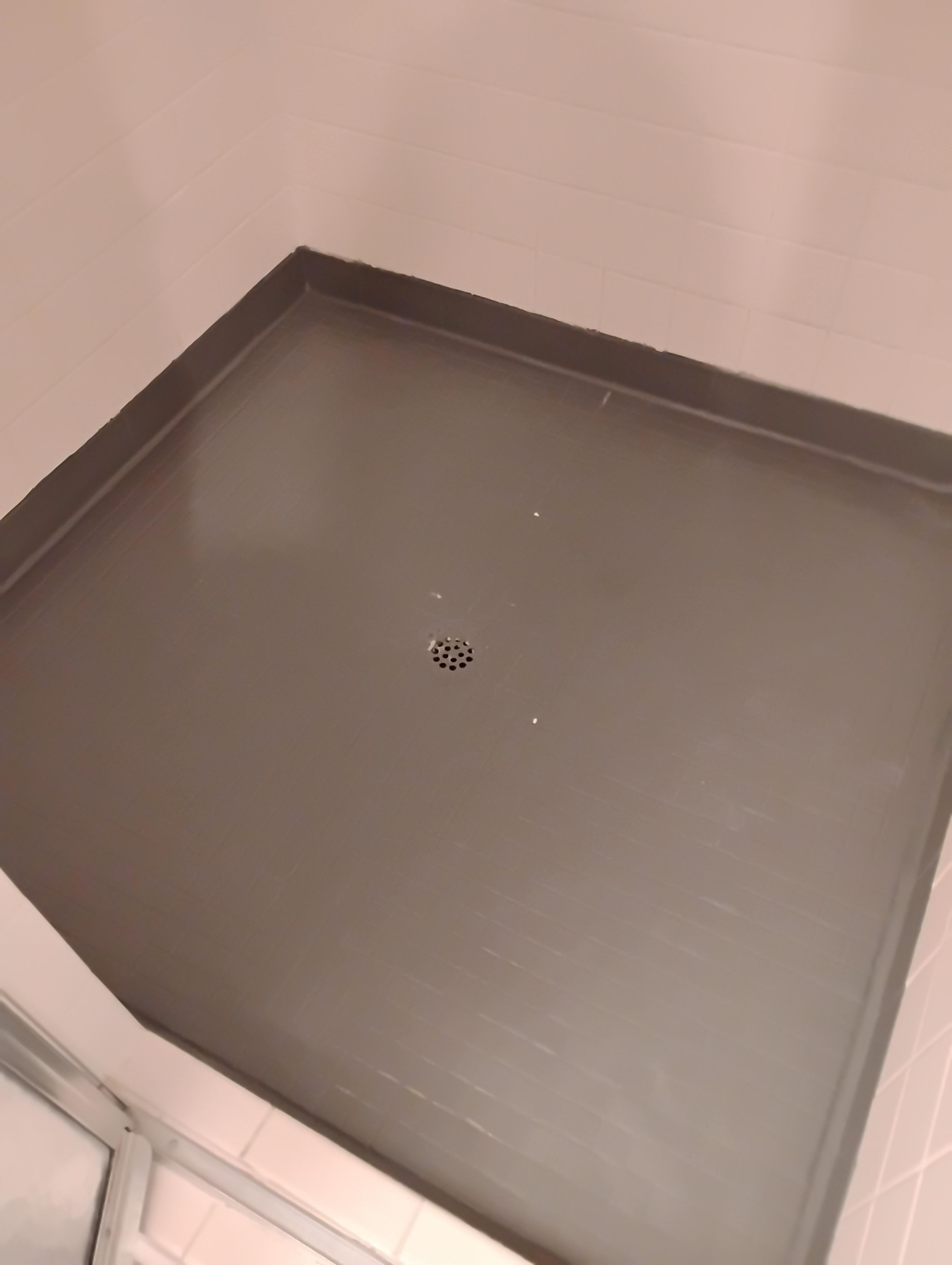 Chips on shower floor