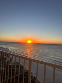 Sunrise view from the balcony