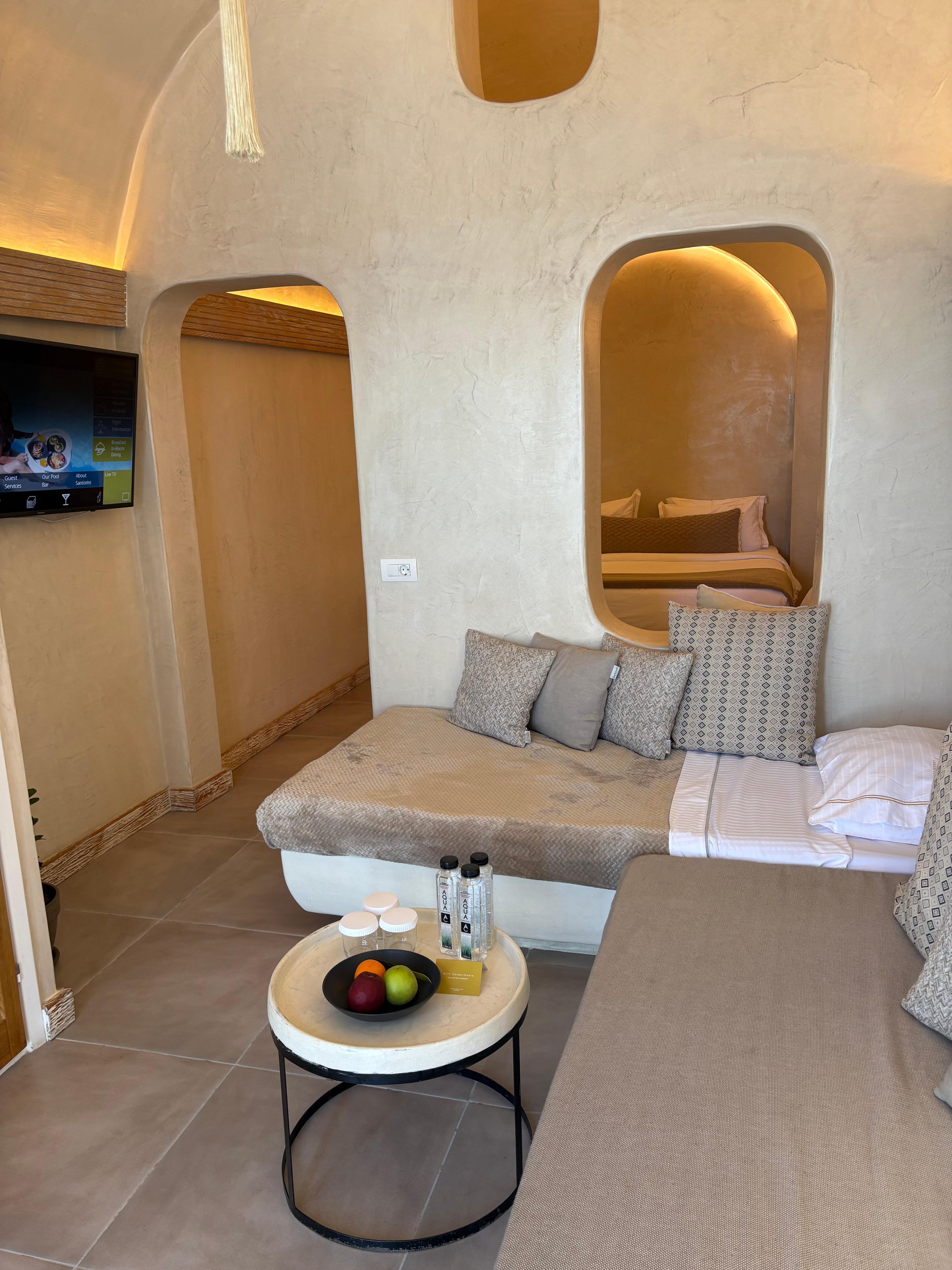 The room upon arrival 