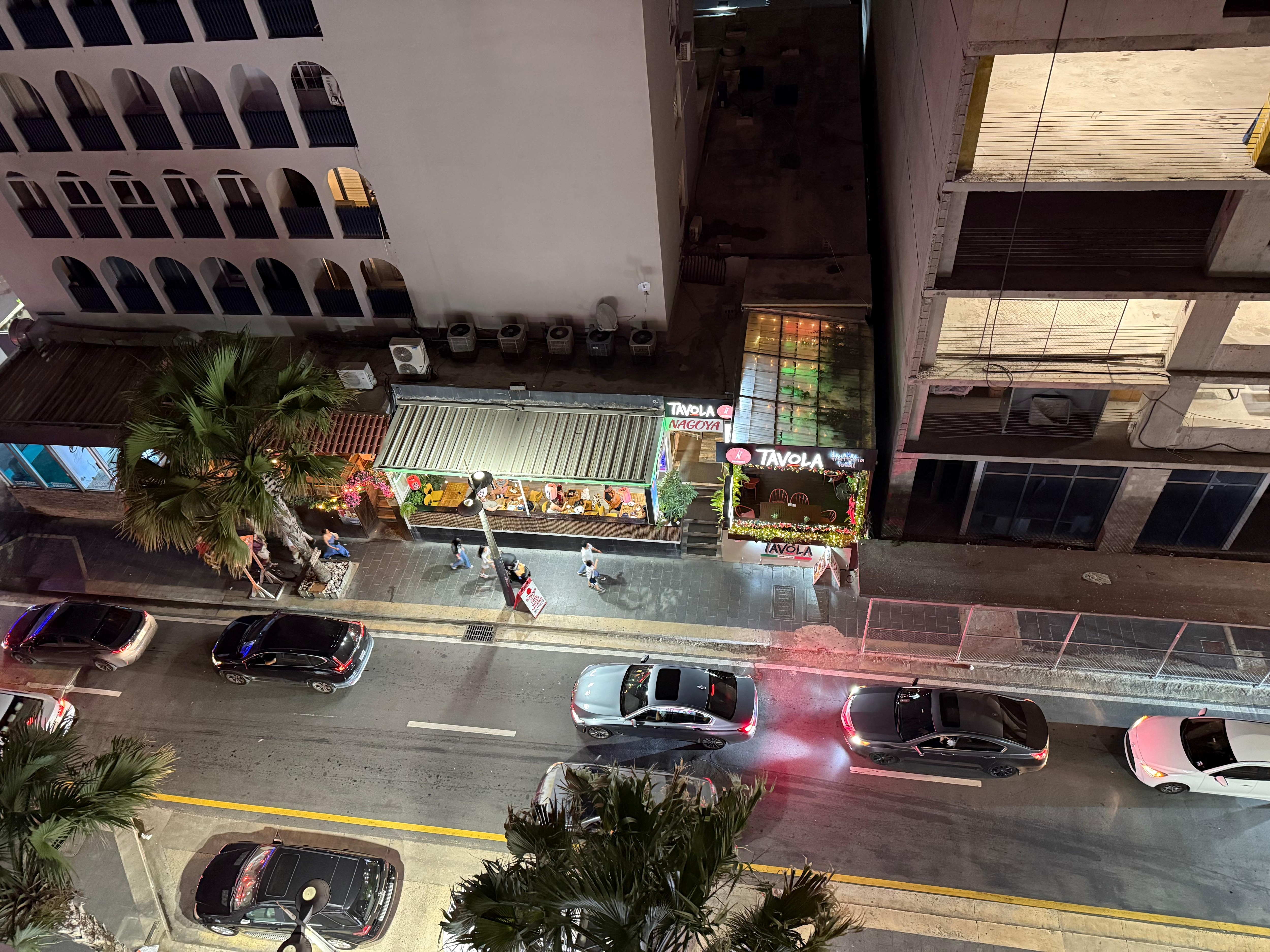  View from the balcony. 