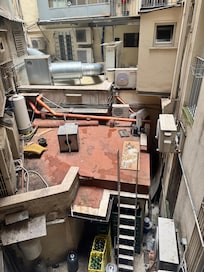 The view with rumbling ventilation devices