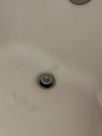 Dirt/grease stains from other guests