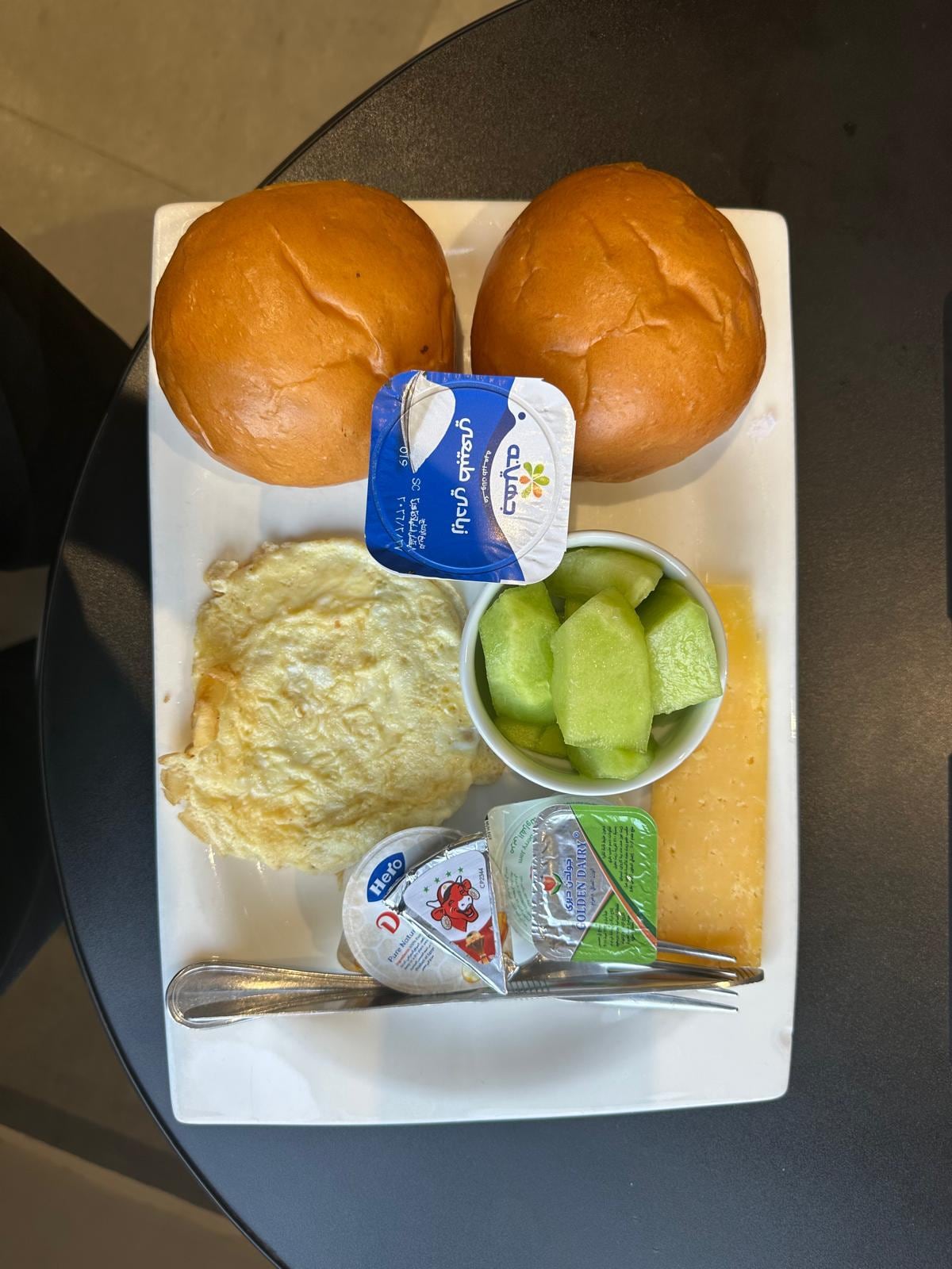 The "buffet" breakfast.  There was also no a/c or heater in my room.