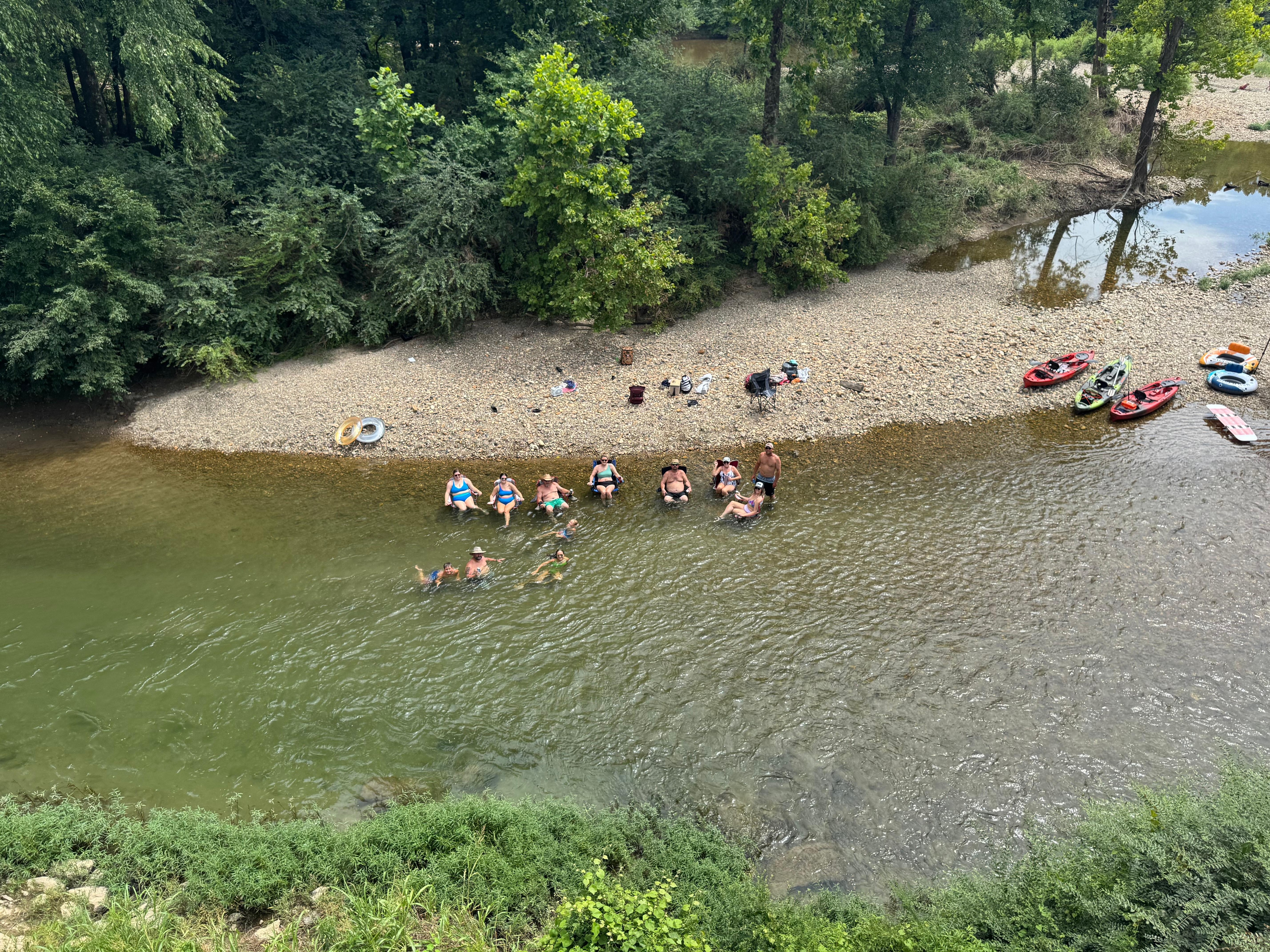 This is right in front of the cabin.