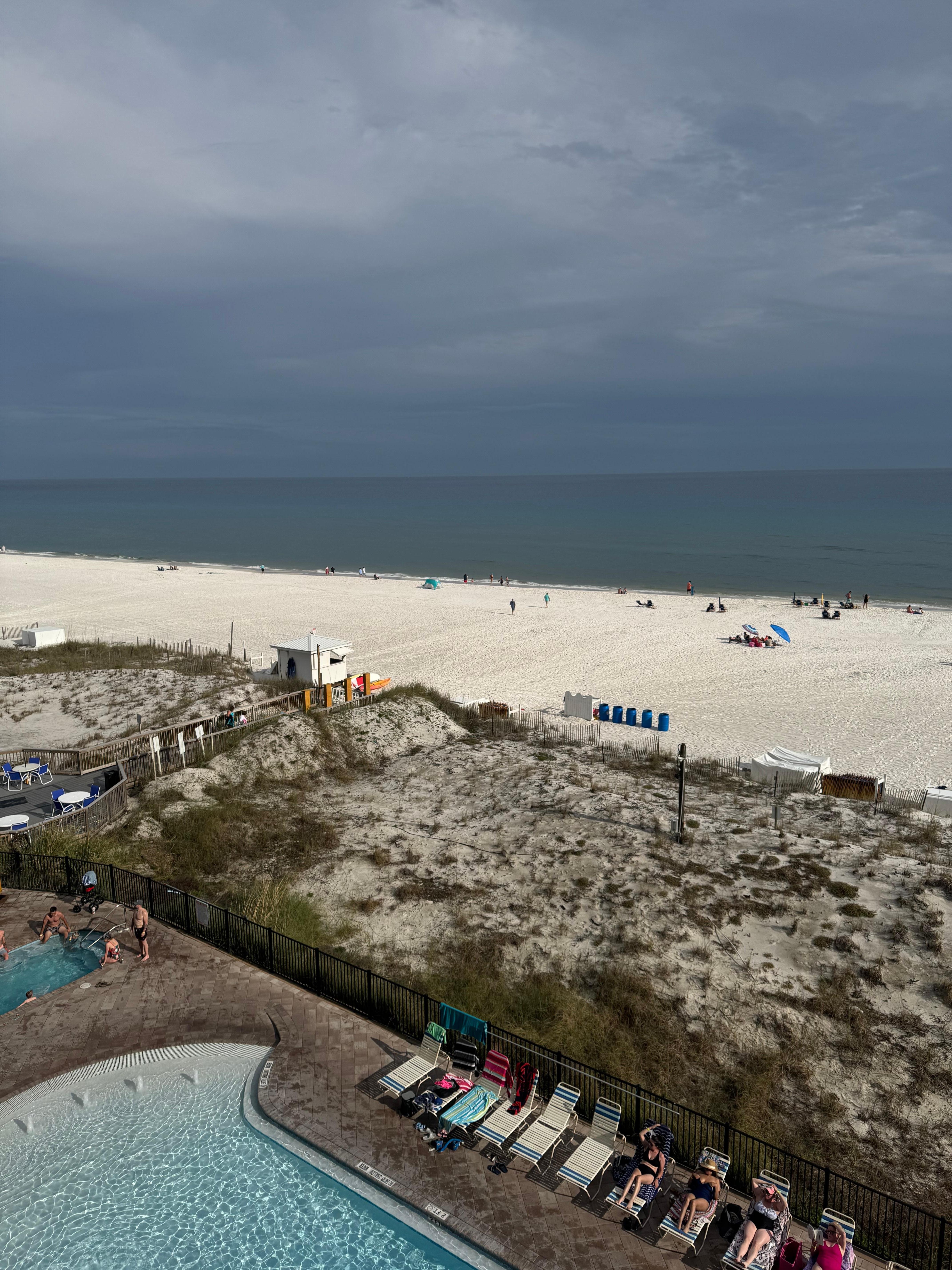 Left view from the balcony