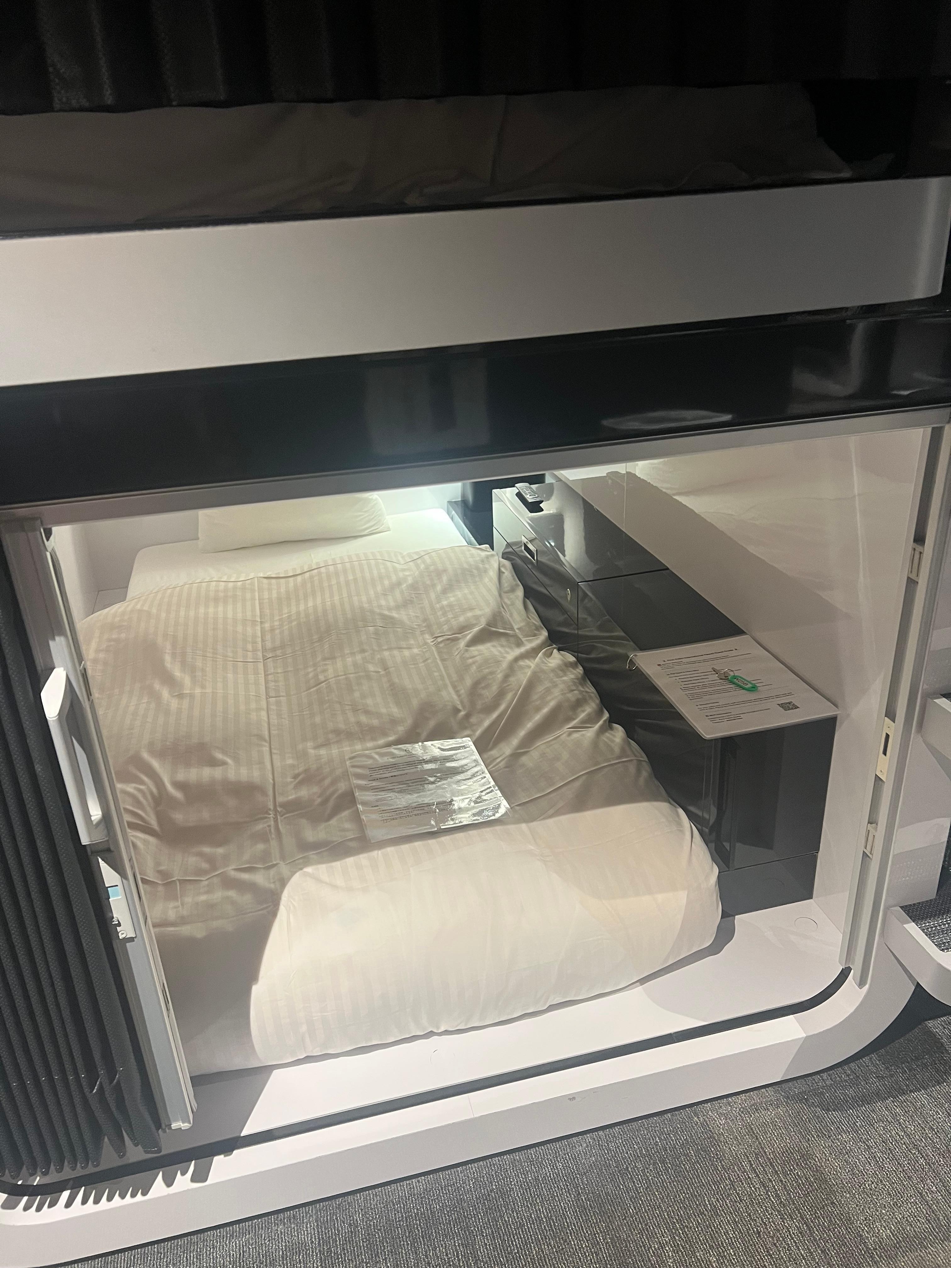 They give you slippers and a toothbrush which is a nice touch. 