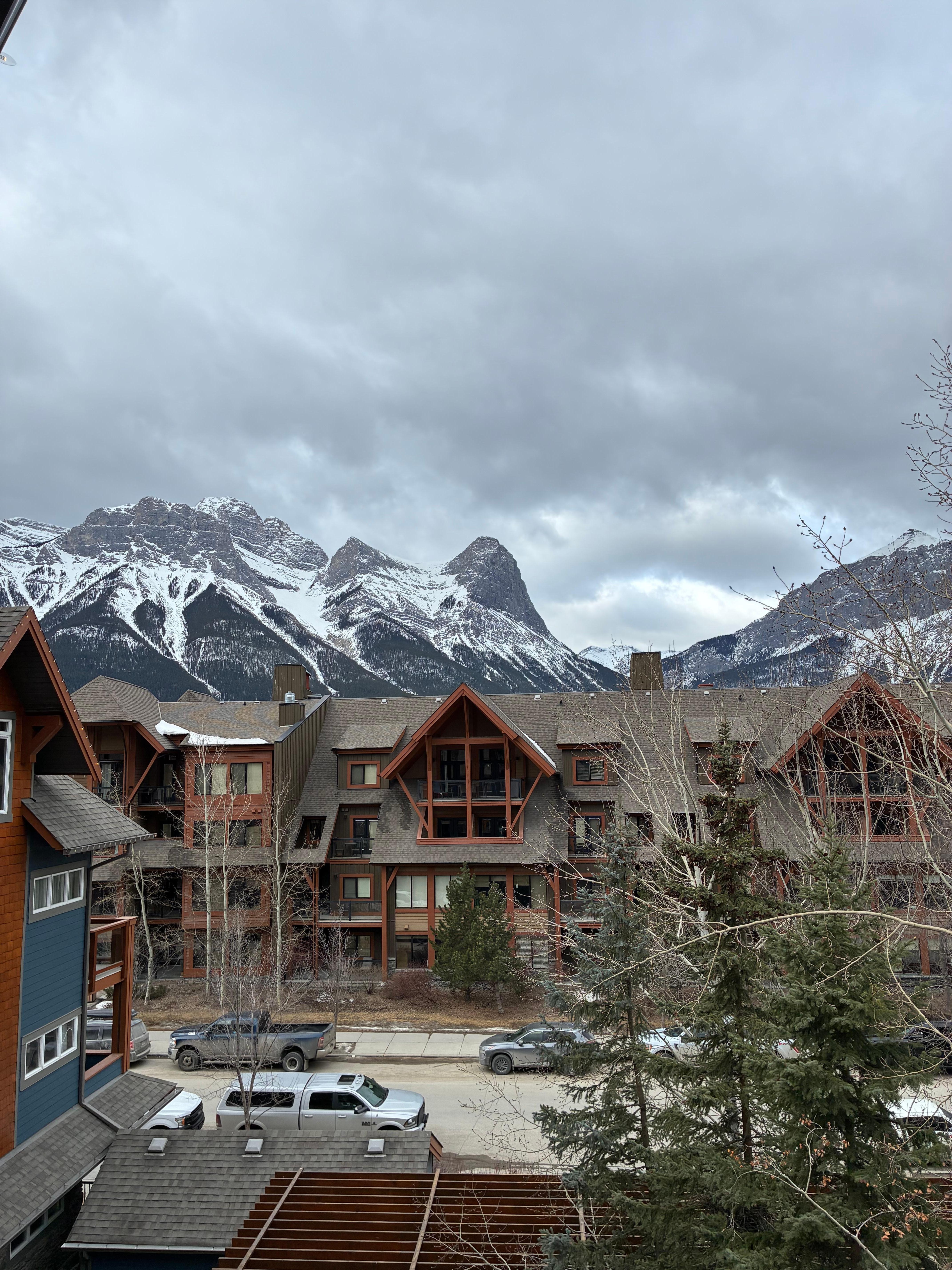 Great view from the balcony 