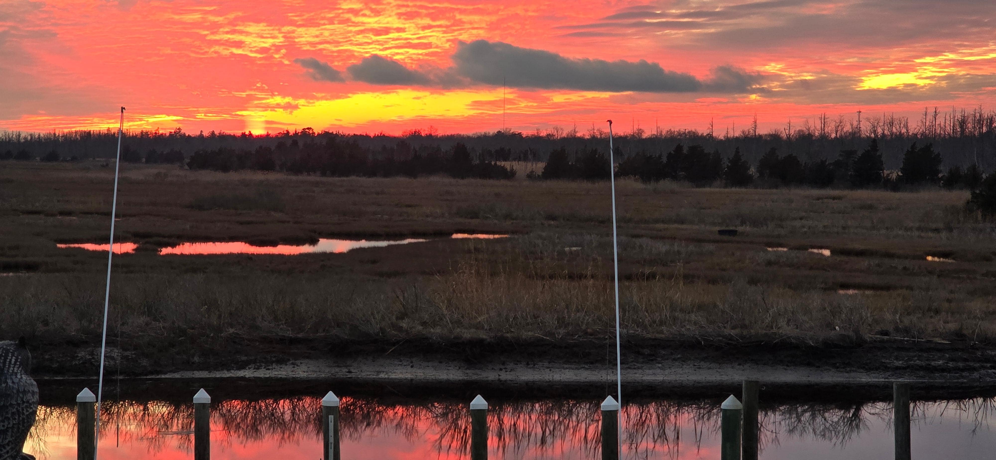 Taken from the dock in the backyard.