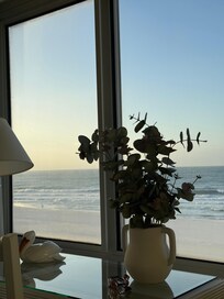 Gulf view from the master bedroom.