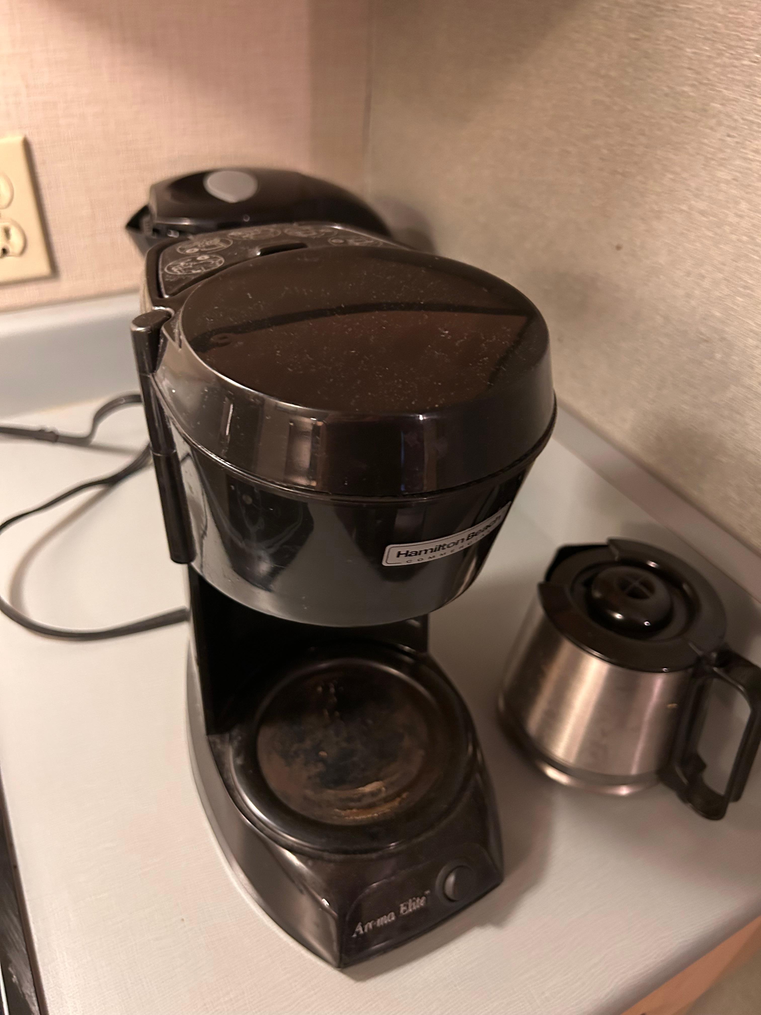 Grossly dirty coffee maker