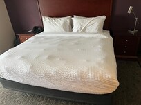 Not sure why the bed had all these lumps, but the bed was comfortable.