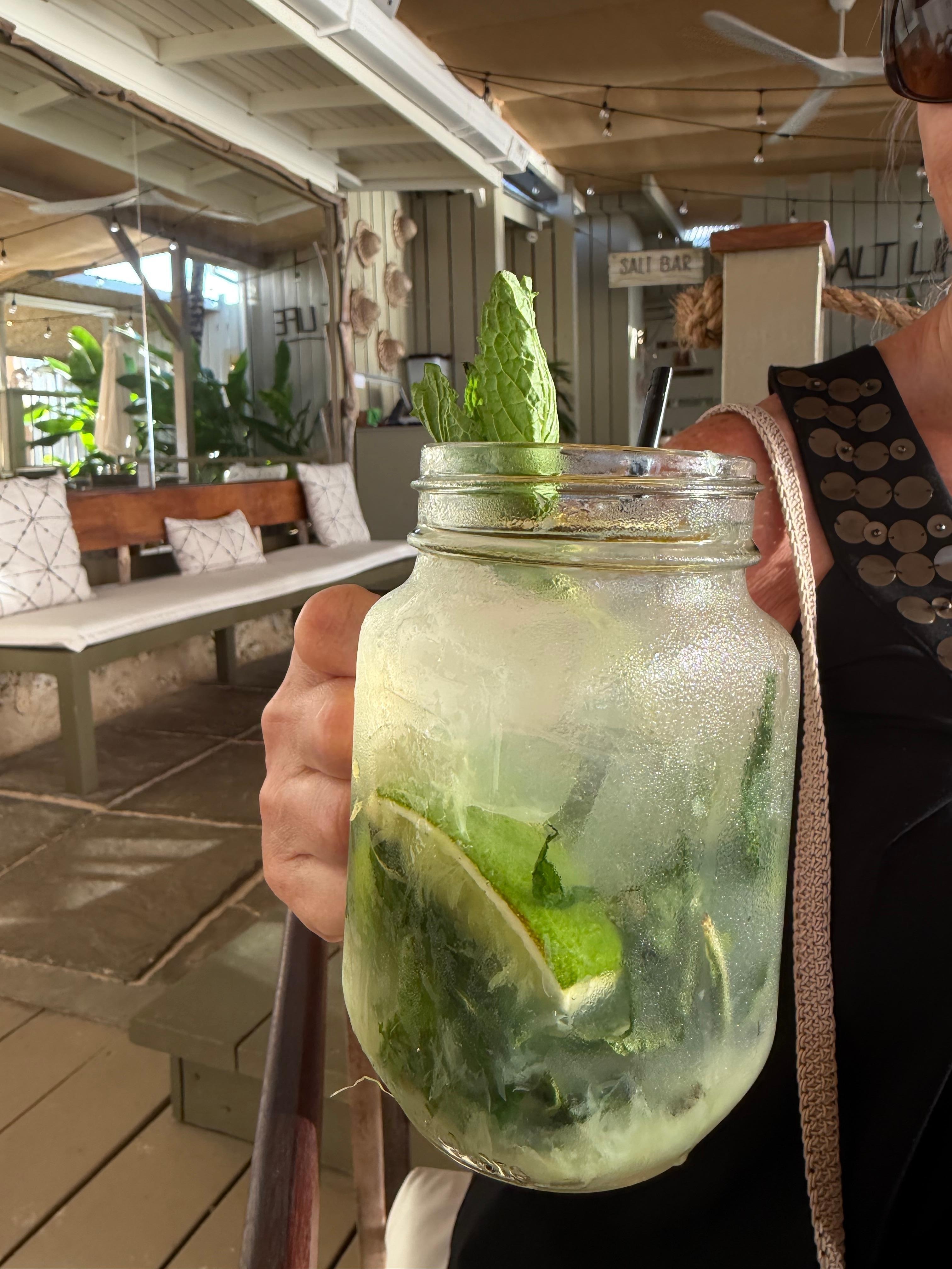 Photo of one of the cocktails at the restaurants close by