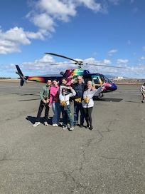 Helicopter ride around the island (doors off)