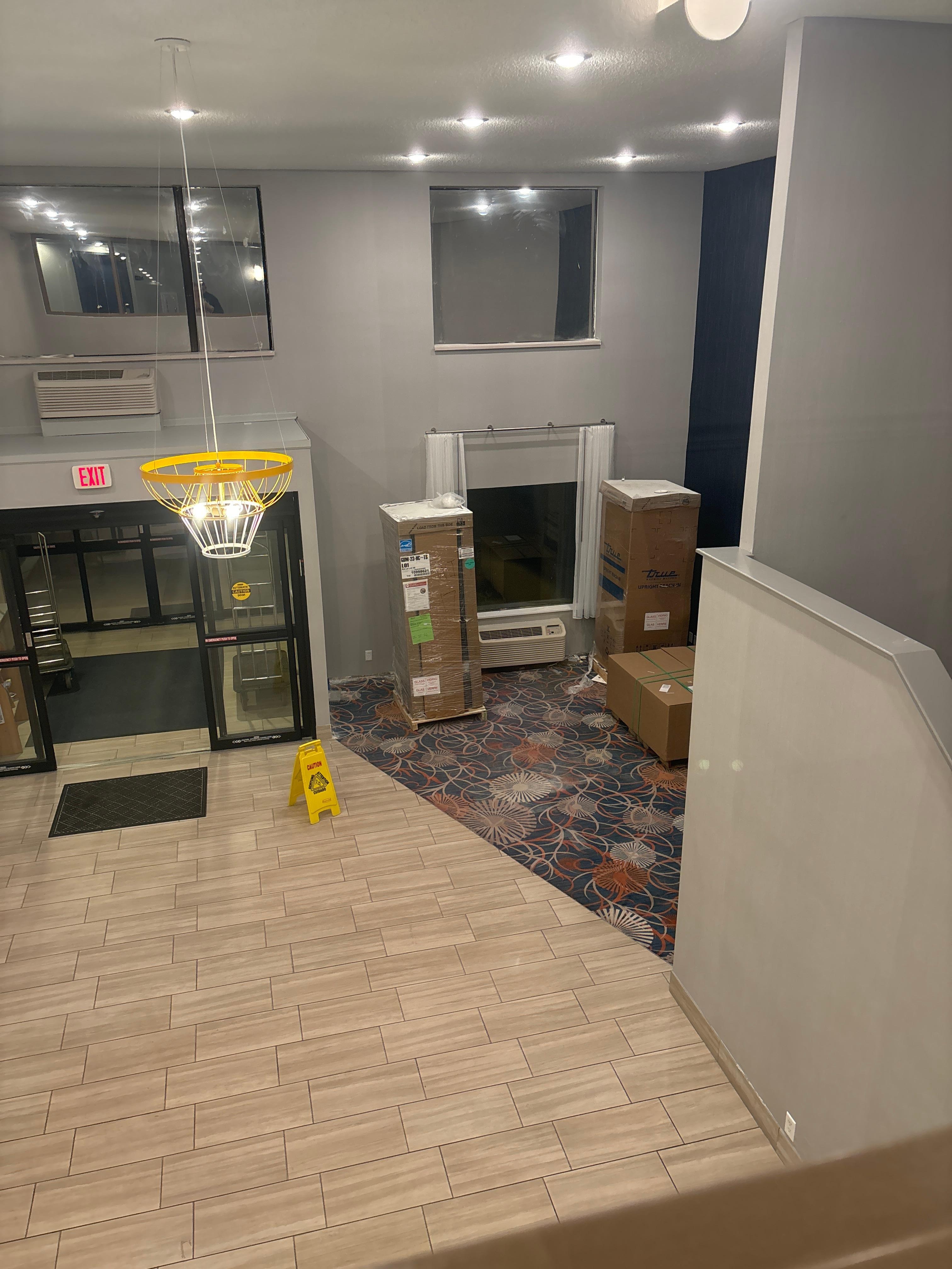 Lobby unfinished