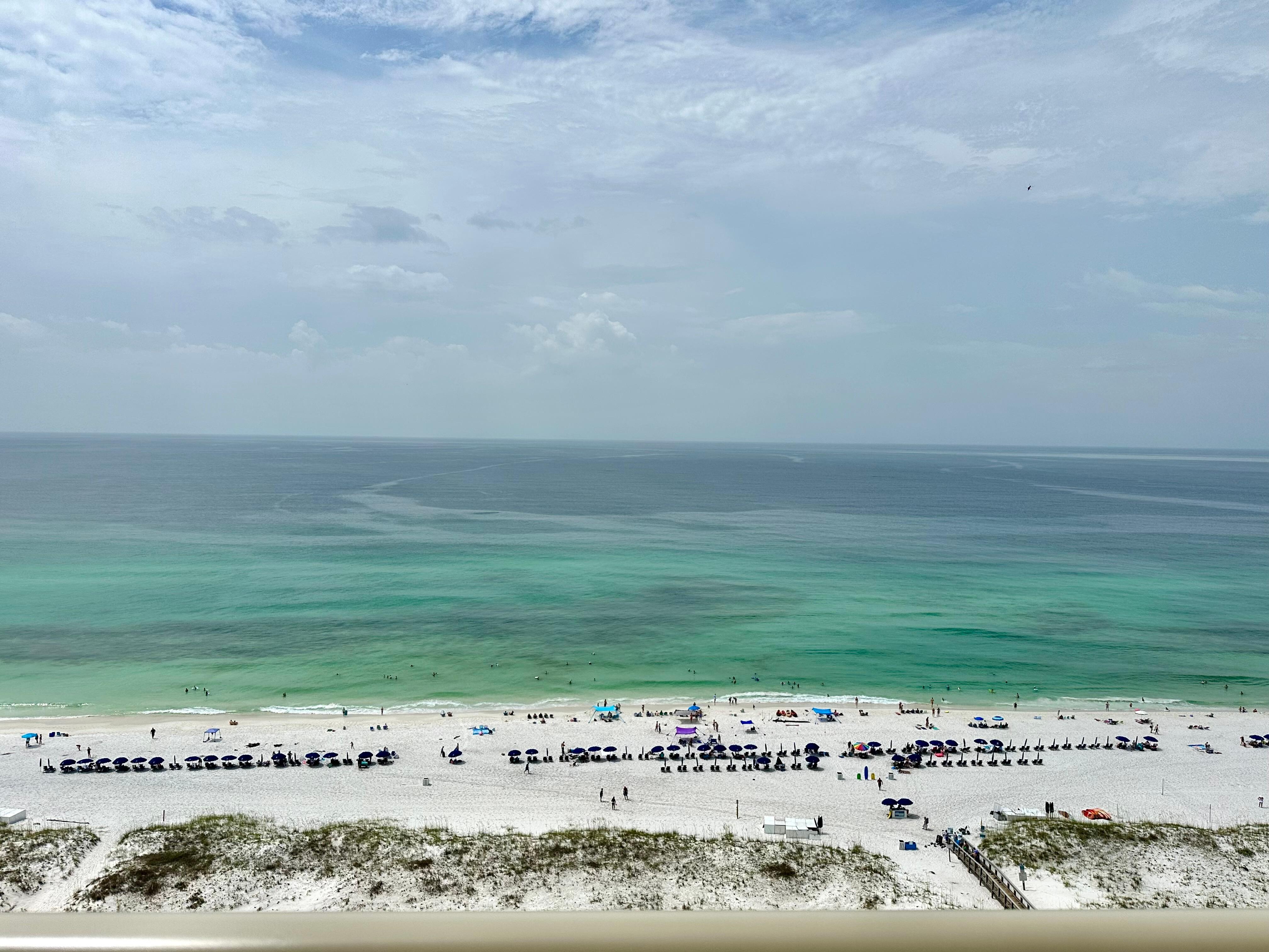 View from balcony. 