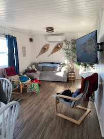 Cozy living room - neat as a pin (the clutter is ours upon arrival).