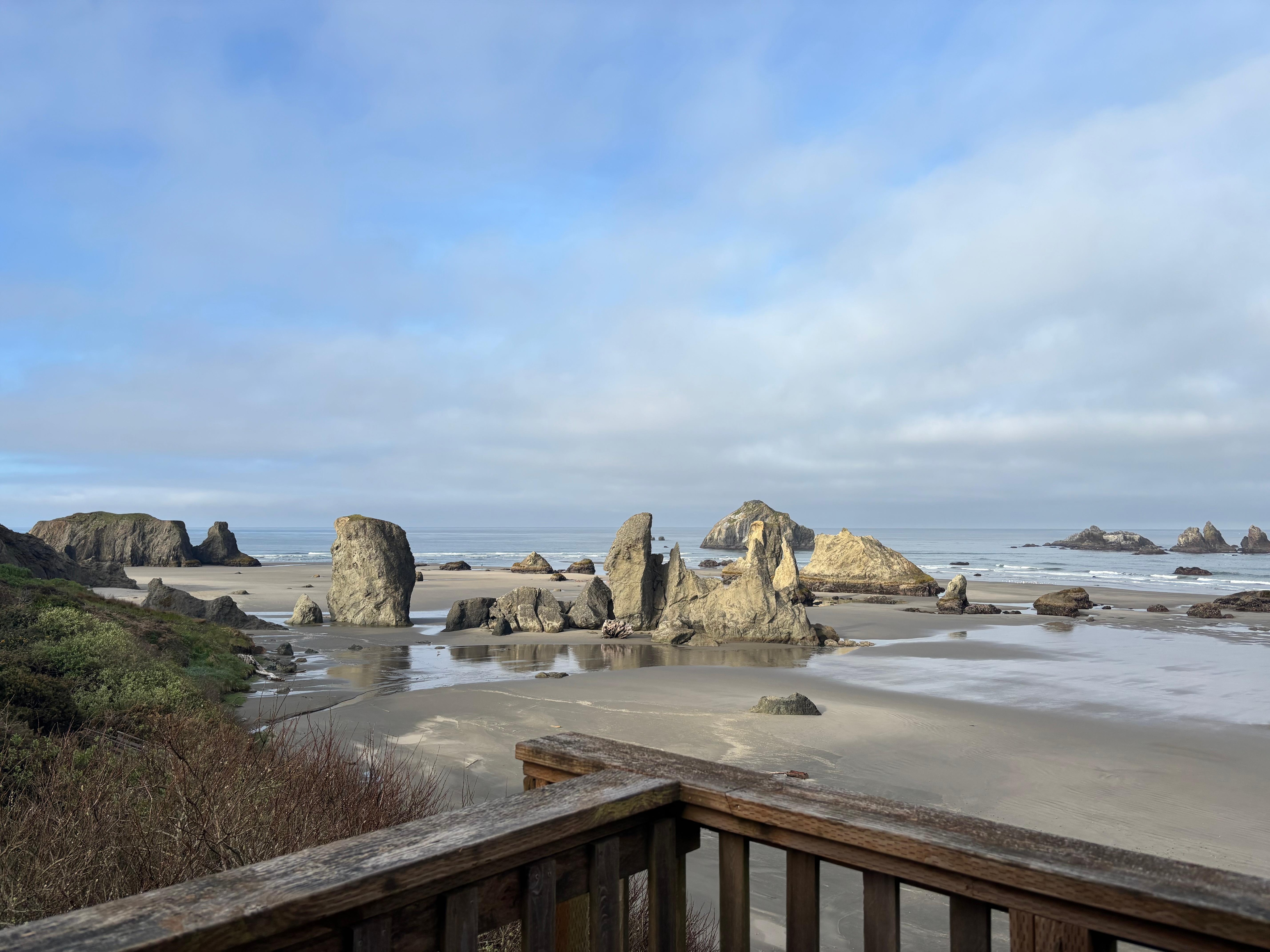 View from the deck to the left