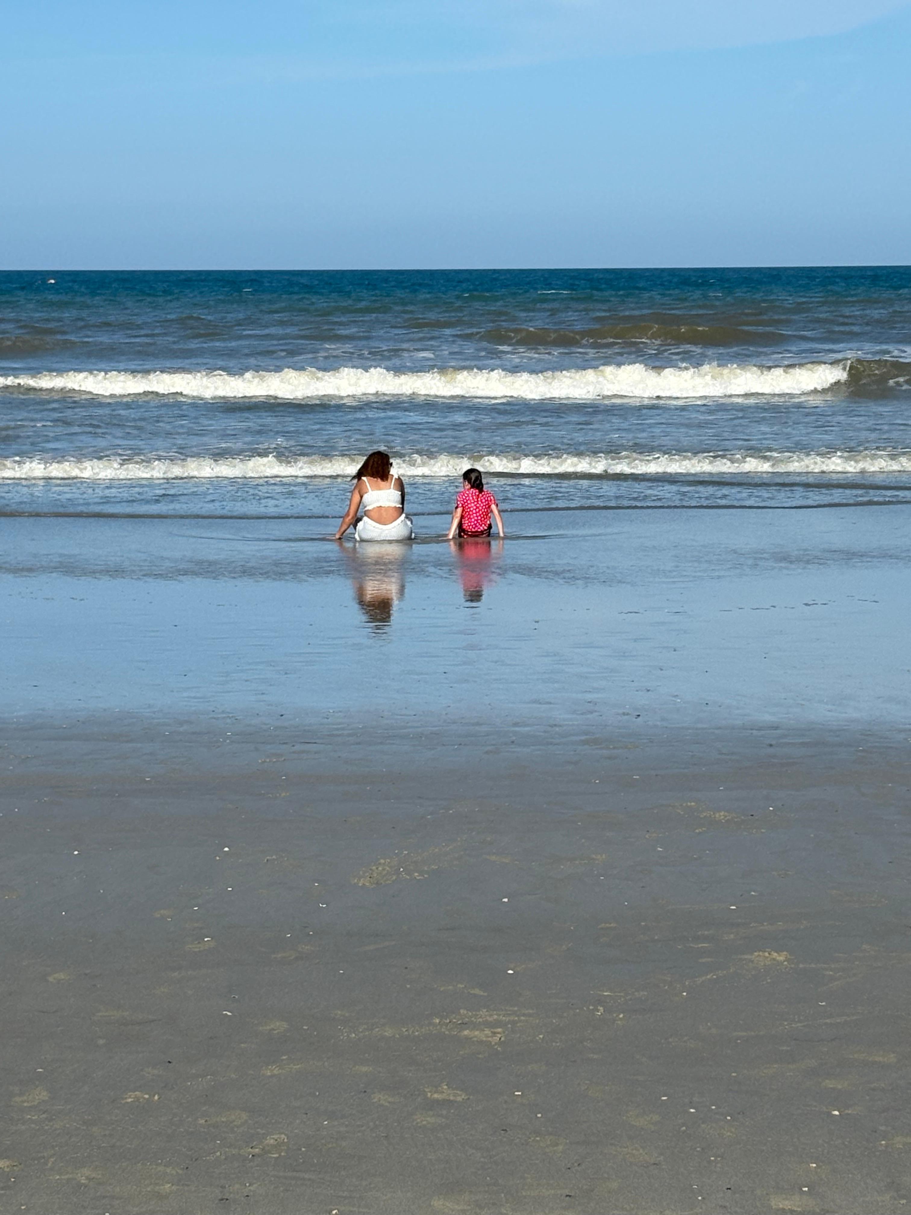 Relaxing on the beach