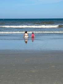 Relaxing on the beach